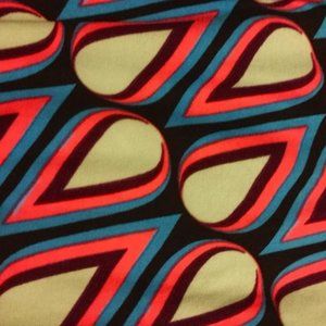 NWT Lularoe TC Leggings Blue & Red Teardrop